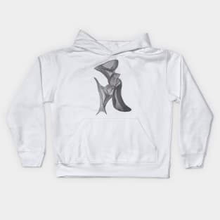 white beard Kids Hoodie